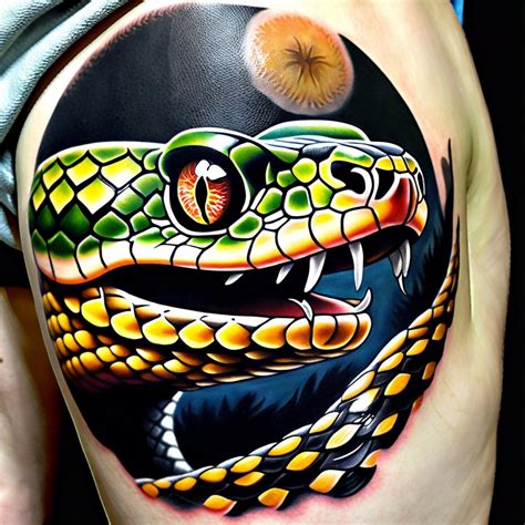 15 Mesmerizing Snake Tattoo Arm Wrap Ideas for。